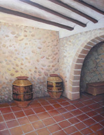 Interior rustico