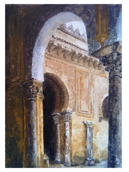 Entrando a la Mezquita Oil Canvas Others