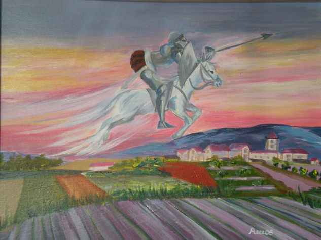 El Quijote Acrylic Canvas Landscaping