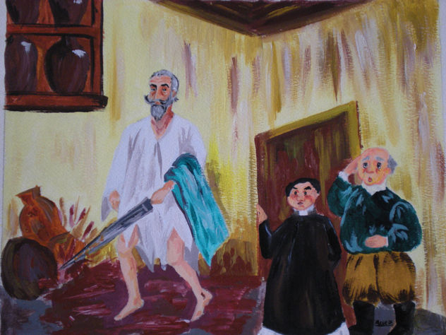 El quijote y Sancho Panza