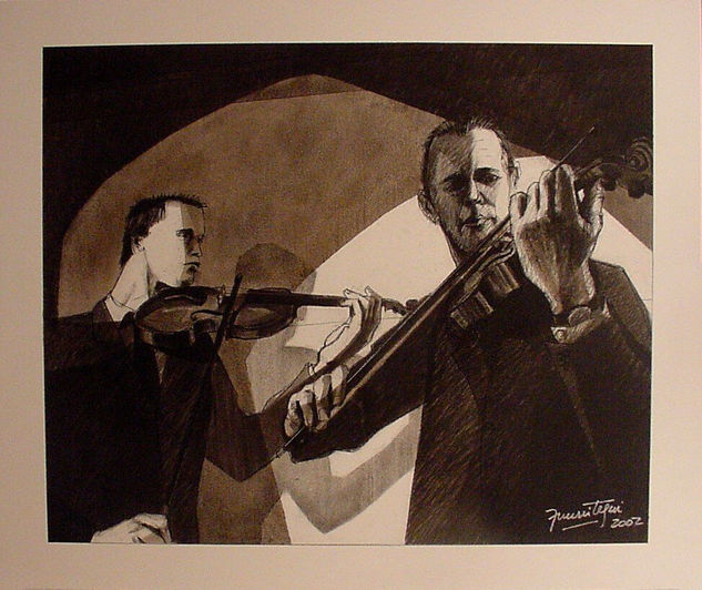 Violinistas Charcoal