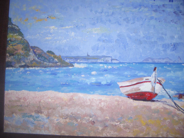 Sa Riera . Begur. Catalonia Oil Canvas Marine Painting