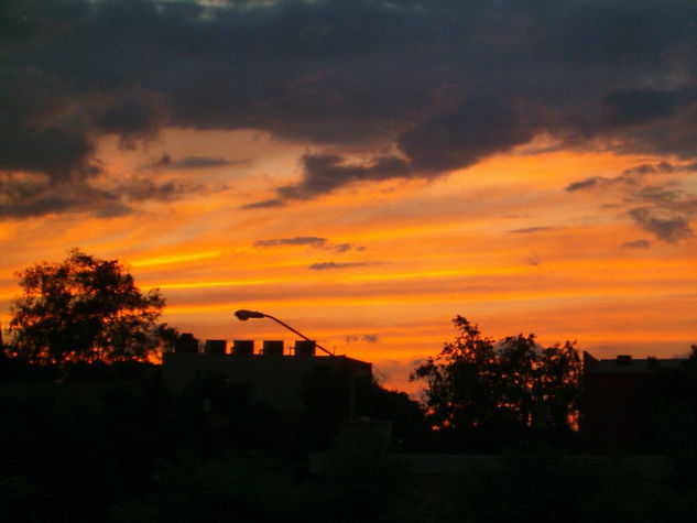 Atardecer desde mi ventana 