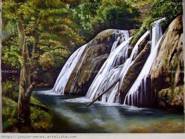 cascada salto de arrollo grande