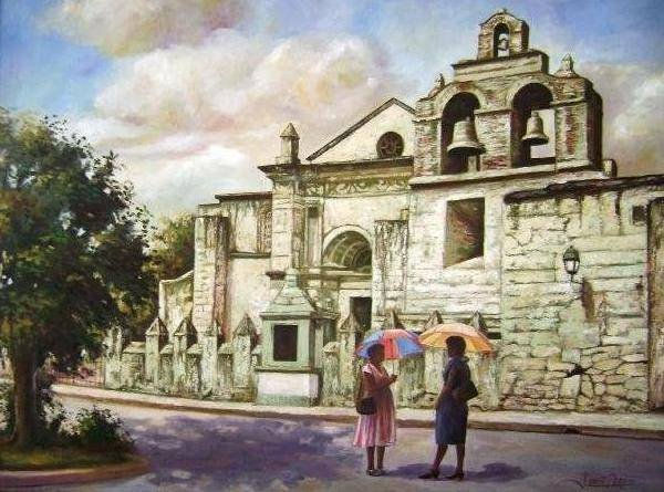 catedral primada de america Oil Canvas Landscaping