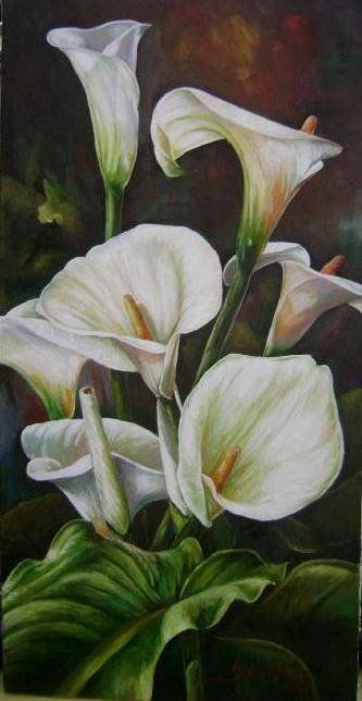 lirios blancos