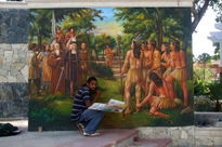 Mural parque a colon