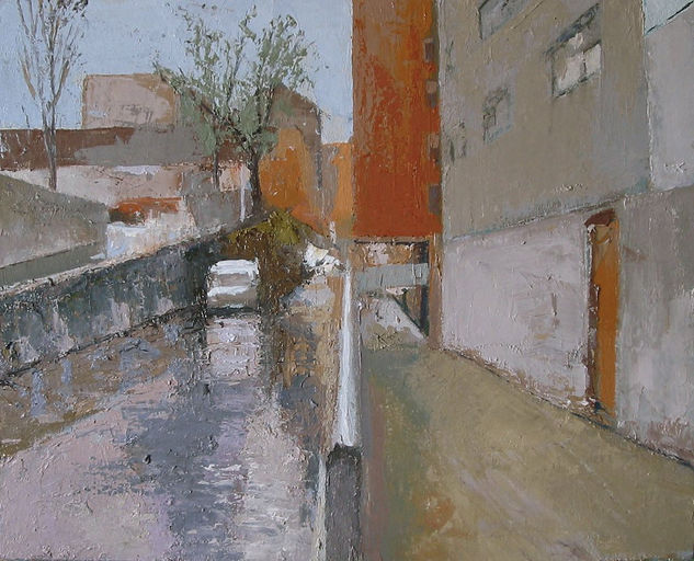 Carreró dels bombers 2 (Callejón de los bomberos) Oil Canvas Landscaping