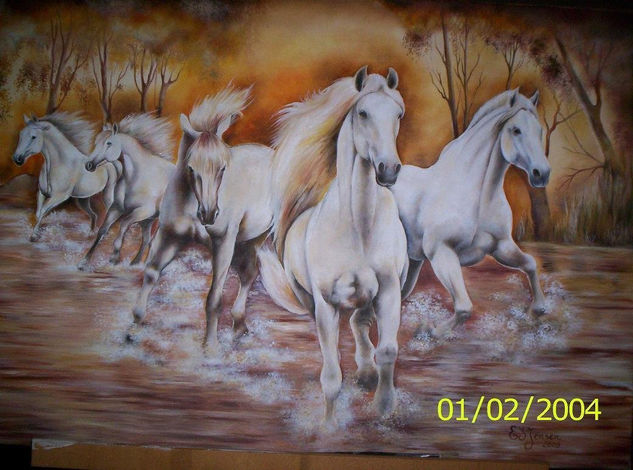 TROPILLA Oil Canvas Animals