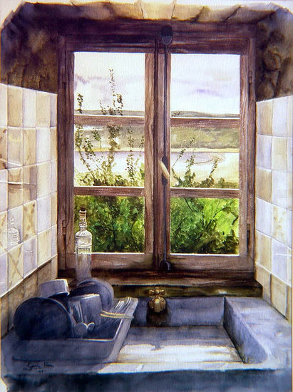 MIS OJOS III Watercolour Paper Landscaping