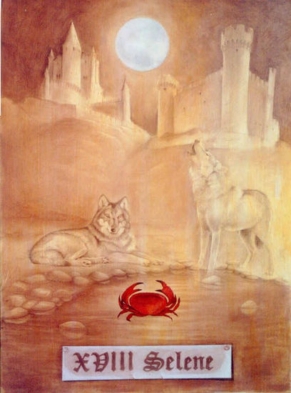 XVIII Selene Óleo Lienzo Paisaje