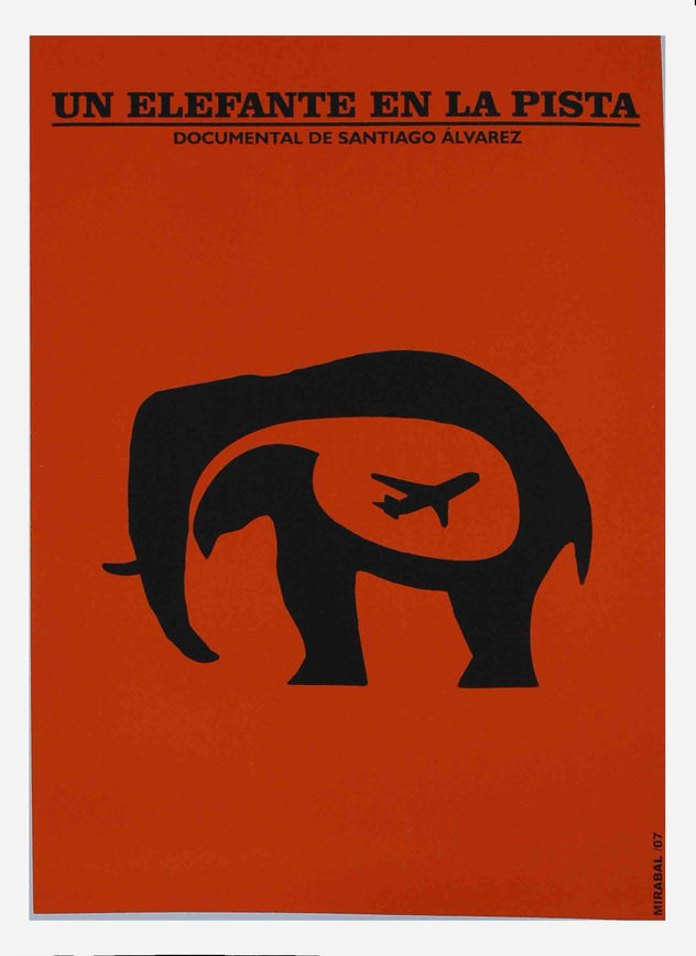 Un elefante en la pista
