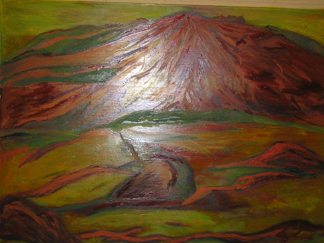 Paisaje de montañas Oil Canvas Landscaping