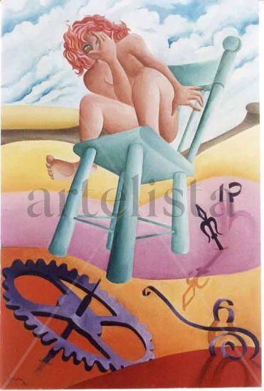 el giro de la vida Oil Canvas Landscaping