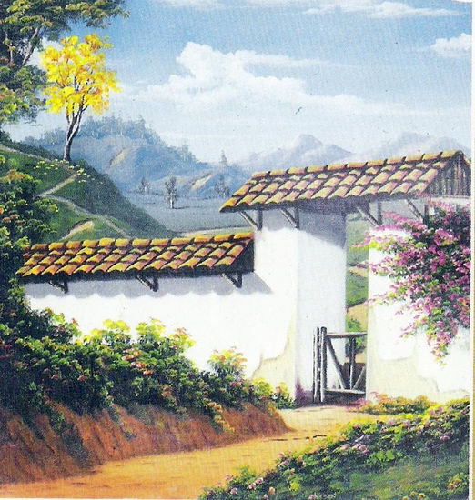 PAISAJE  ANTIOQUEÑO Acrylic Canvas Landscaping