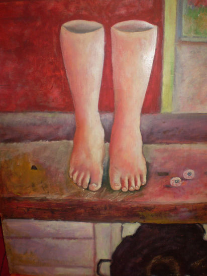 ME CORTARON LOS PIES Oil Canvas Landscaping