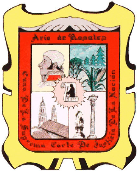 escudo de ario de rosales Acrílico Cartulina Figura