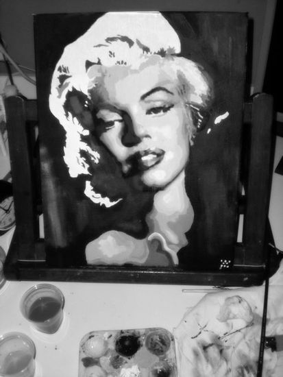 Marilyn Monroe Oil Canvas Landscaping