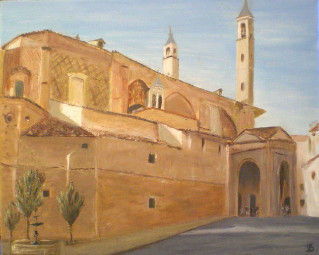 Iglesia de Santa María Oil Canvas Landscaping