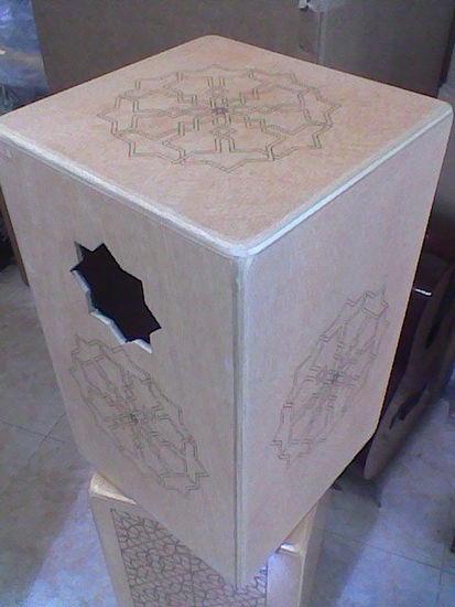 Cajon flamenco  Estrella nazari Monoprint