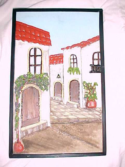 CASITAS (CUADRO TEXTURADO) 