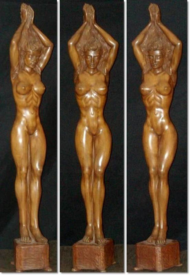 Desnudo femenino (08) Madera Figurativa