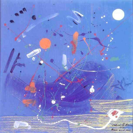 " lluvia en el mar   "