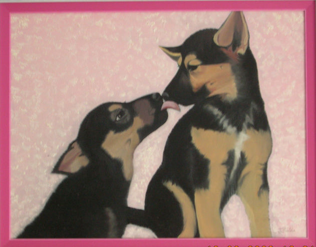 Cachorros Oil Canvas Animals