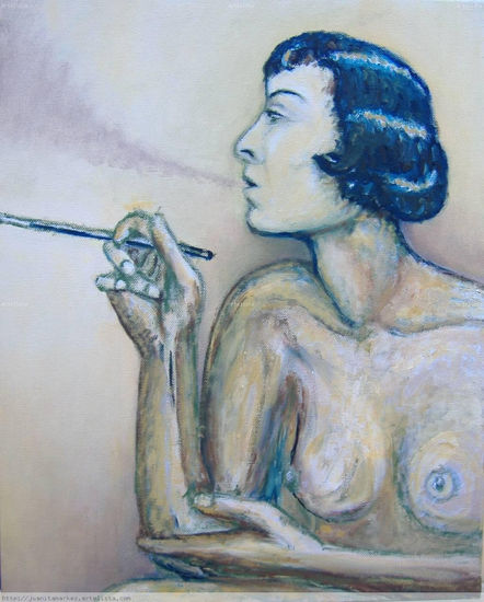 Alla Nazimova Oil Canvas Nude Paintings