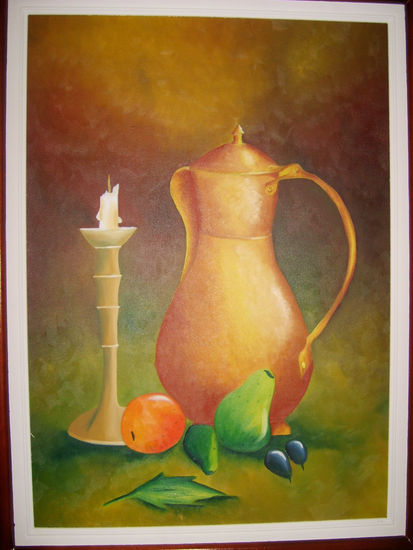 Candelero Oil Canvas Still Life Paintings