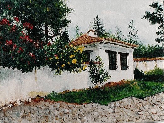 REFUGIO EN VILLA DE LEIVA Oil Canvas