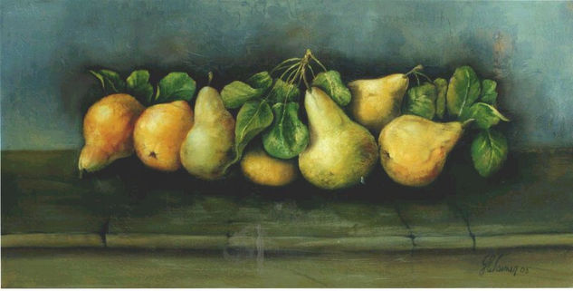 entre las hojas Oil Canvas Still Life Paintings