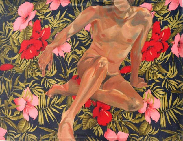 sin título Acrylic Textile Nude Paintings