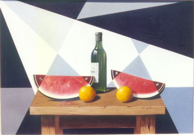 “ REFLEJOS  ” Oil Canvas Still Life Paintings