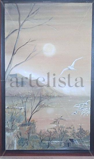 Lider entre ellas Oil Canvas Landscaping