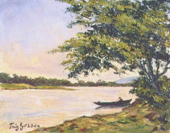 07_BOGA, apunte Oil Canvas Landscaping