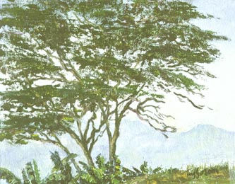 07_COPACABANA, Antioquia, apunte Óleo Lienzo Paisaje