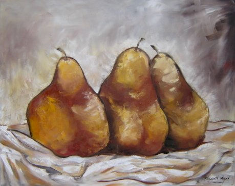 Peras Oil Canvas Still Life Paintings