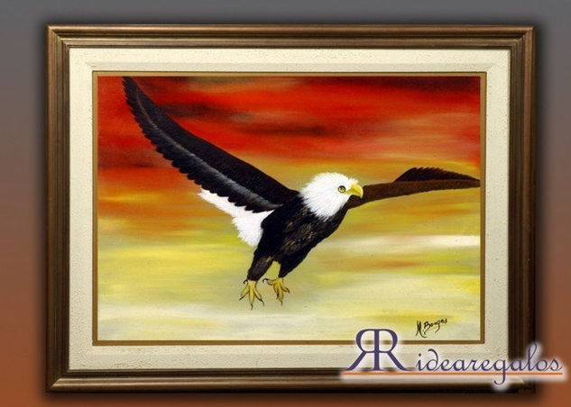 VUELO SIN RUMBO Oil Canvas Animals