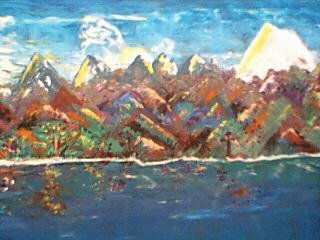 Blue Mountain Mixed media Others Landscaping