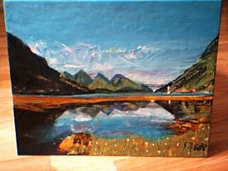 Lago Etive, Escocia Vista sobre Ben Cruachan Mixed media Others Landscaping