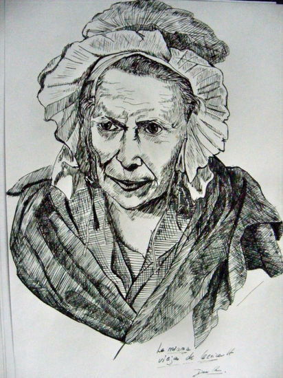 La misma vieja de Gericault Ink