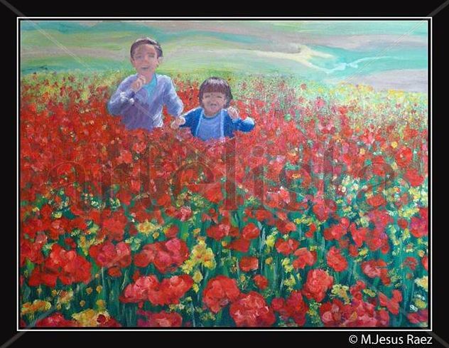 campo de amapolas