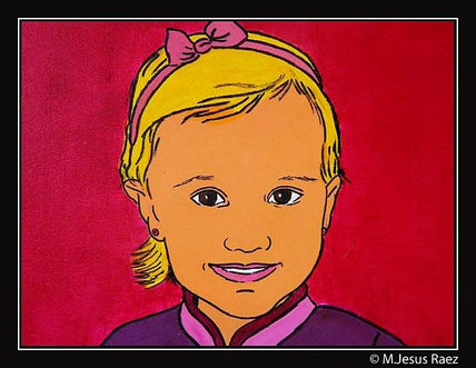 Retrati niña tipo...