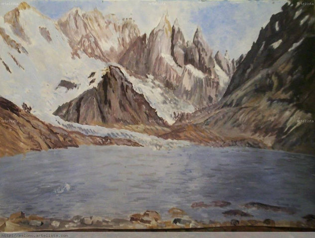 LAGUNA Y CERRO TORRE Acrylic Paper Landscaping