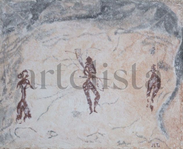 FIGURAS FEMENINAS CON ARCO- SANTOLEA (TERUEL)