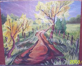 Camino al pago Acrylic