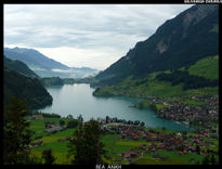 Lago turquesa