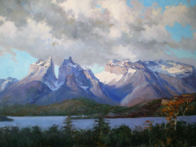 Paisaje patagònico Oil Canvas Landscaping