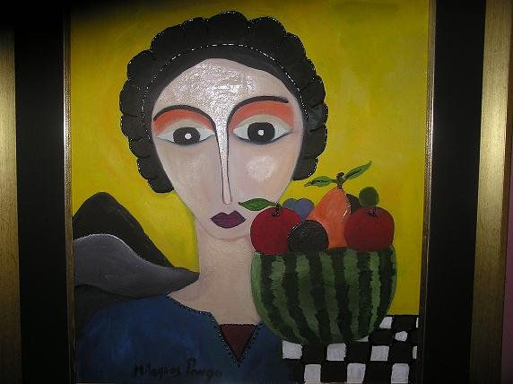 mujer caña